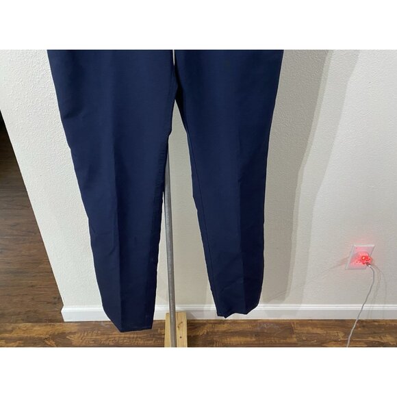 SB Performance Warm Up Jogging Pants Large Moisture Wicking Stretch Navy - Picture 3 of 10